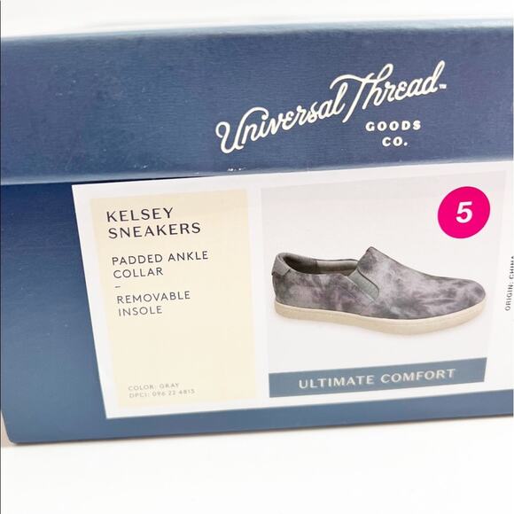Universal Thread Kelsey Sneakers Ultimate Comfort Gray Size 6 Brand New - Picture 6 of 6